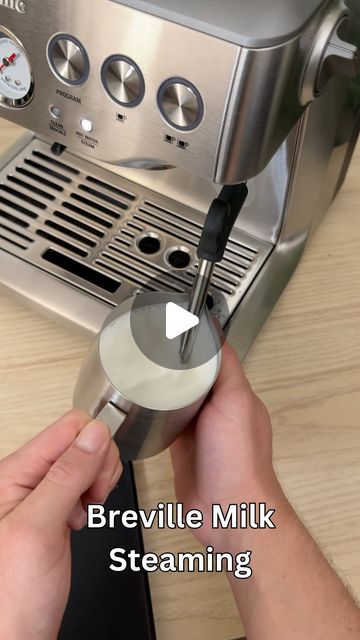 Noah Stern on Instagram: "How to easily steam milk on the Breville Barista Express" Breville Espresso Machine Recipes, Steam Milk, Breville Barista Express, Steam, Milk, Coffee, On Instagram, Instagram