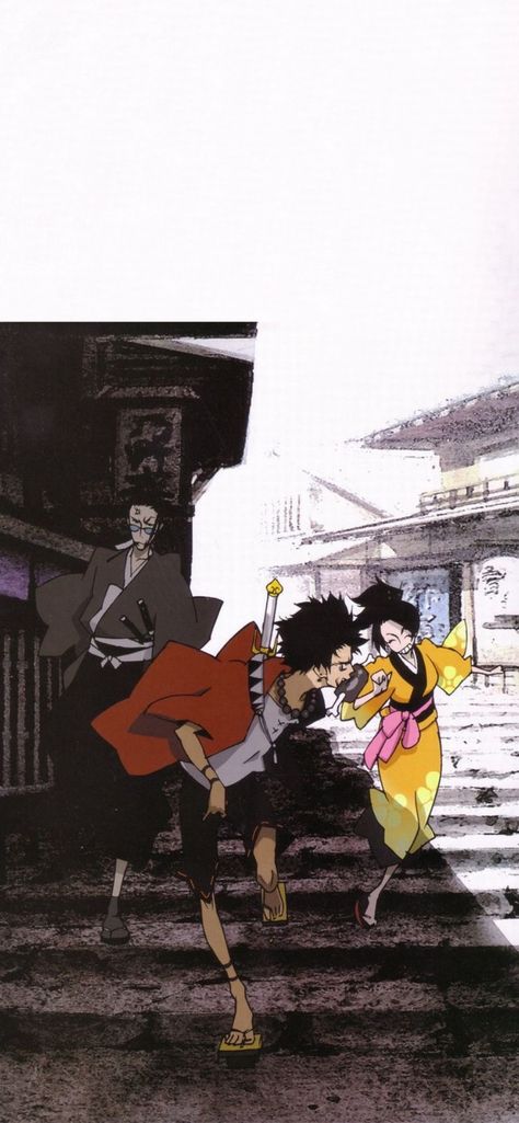 Samurai Champloo Tattoo, Samurai Champloo Mugen, The Way Of The Samurai, Way Of The Samurai, Prints Ideas, Samurai Champloo, Artwork Wallpaper, Some Nights, Comic Style Art