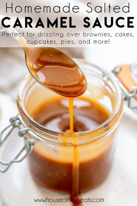 Miso Caramel, Salted Caramel Sauce Recipe, Homemade Salted Caramel, Sweet Sauces, Salted Carmel, Marion's Kitchen, Caramel Recipes Sauce, Homemade Caramel Sauce, Salted Caramel Sauce