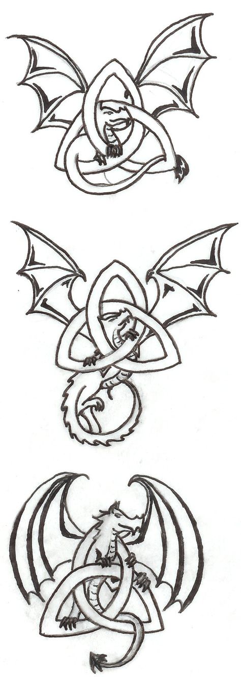 Celtic Dragons by daughterdragon.deviantart.com on @DeviantArt Mythology Dragon Tattoo, Dragon Tattoo Designs For Men, Ankle Tats, Japan Dragon, Celtic Dragon Tattoos, Tattoo Designs Unique, Dragons Tattoo, Chinese Dragon Tattoos, Japanese Dragon Tattoo