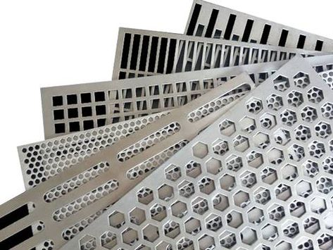 Perforated Sunshade Panels for Buildings and Leisure Spaces Shade Perforated Metal Panel, Perforated Plate, Expanded Metal Mesh, Furniture Design Ideas, Wooden Containers, Interior Ceiling Design, Metal Facade, Leisure Space, Floor Vents