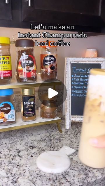 15K views · 1.7K likes | Denisse’s Cafécito Bar on Instagram: "Have you tried the latest addition to our Instant Coffee Menu???   This Nescafe Gold has secured a spot in our favorite Instant Coffee Menu  I give this Cafecito a 10/10 give it a try and tell me what you think ☺️  ℐ𝓃𝓈𝓉𝒶𝓃𝓉 𝒞𝒽𝒶𝓂𝓅𝓊𝓇𝓇𝒶𝒹ℴ ℐ𝒸ℯ𝒹 𝒞ℴ𝒻𝒻ℯℯ  What I used..  •2 teaspoons of Nescafe Gold Espresso instant coffee @nescafe @nescafeusa @nescafelatino  •2 teaspoons Champurrado mix @lamonarcabakery  •6 oz water 💦  •Nugget ice •Chobani oatmilk @chobani  •Cinnamon powder @fullcirclemarketbrand of  For the cold foam   •3 tablespoons heavy cream @horizonorganic  •2 tablespoons Chobani oatmilk @chobani  •Cinnamon powder @fullcirclemarketbrand  𝓕𝓸𝓵𝓵𝓸𝔀 𝓕𝓸𝓻 𝓶𝓸𝓻𝓮❤︎︎  ❥𝑬𝒏𝒋𝒐𝒚❥  𝑆𝑖𝑚𝑝𝑙𝑒，𝑦𝑒𝑡 𝐷𝑒 Nespresso Gold Recipes, Nescafé Blonde Espresso, Nescafe Gold Espresso, Nescafé Blonde Espresso Recipes, Nescafe Instant Coffee Recipes, Nescafe Gold Recipe, Nescafé Gold Blonde Espresso Recipes, Nescafe Gold Espresso Iced Coffee Recipe, Nescafe Gold Iced Coffee Recipe