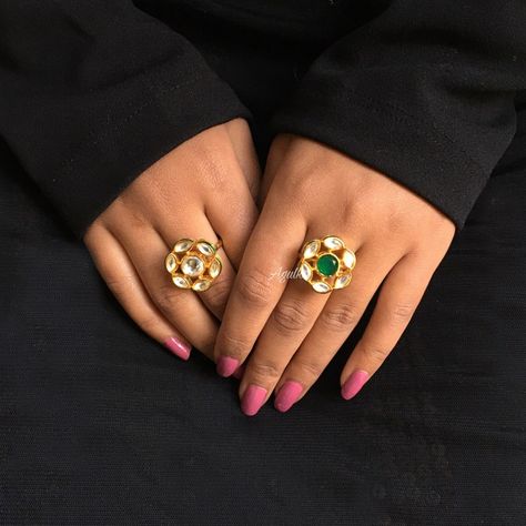 Kundan Ring Emerald Ring Gold Plated Ring Indian Rings | Etsy India Kundan Rings, Amrapali Jewellery, Kundan Ring, Antique Ruby Ring, 22k Gold Ring, Ring Indian, Indian Rings, Emerald Ring Gold, Stone Choker