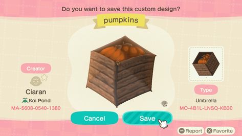 Fall Acnh, Fall Core, Acnh Design, Stall Designs, Animal Crossing, Halloween Party, Quick Saves, Design