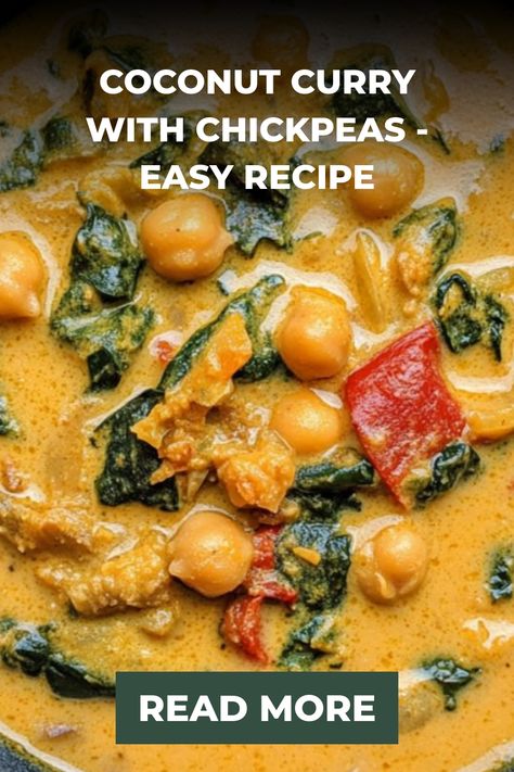 If you’re looking for a quick, flavorful vegan dinner, this chickpea coconut curry is just the recipe you need.