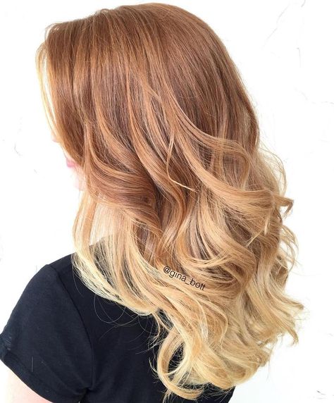 Strawberry Blonde Ombre Hair Dark Strawberry Blonde Hair, Strawberry Blonde Ombre, Dark Strawberry Blonde, Light Strawberry Blonde, Strawberry Blonde Highlights, Strawberry Blonde Hair Color, Strawberry Hair, Brown Ombre Hair, Ombre Hair Blonde