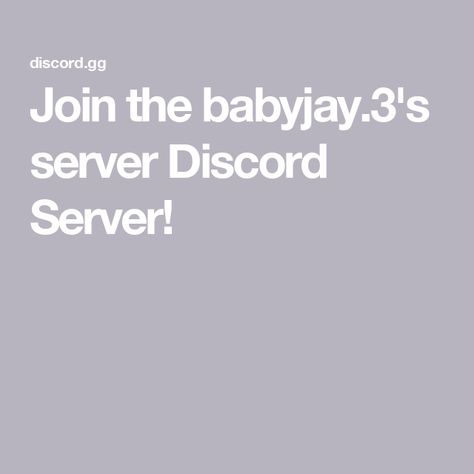 Join the babyjay.3's server Discord Server! Discord Server, Playing Games, Fun Games, Group Chat, Games To Play, Building, Quick Saves