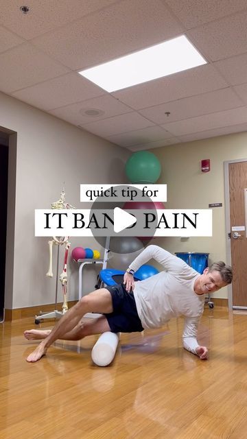 Dr. Paul Glowacki, DPT on Instagram: "Quick tip for IT band pain 🚨 • You cannot foam roll your IT band pain away • The IT band is a piece of connective tissue that lacks elasticity. Because of this, you can’t massage tightness away in this tissue like you would in a muscle • To get rid of your IT band pain, it’s important to look higher up the leg at its attachment points at the hip - the tensor fascia latae and gluteus maximus • Try loading your hip with these exercises and watch your IT band pain go away! #physicaltherapy #pt #rehab #healthylifestyle #wellness #itband #hip #hippain #glutes #gluteworkout #kneepain #legday #legworkout #sport #run #running #yoga #pilates #rehabilitation #injury #pain #painrelief #fitness #fitnessmotivation #health #mobility #exercise #workout #workoutmo It Band Exercises, It Band Pain, Gluteus Maximus, Foam Roll, It Band Stretches, Rehabilitation Exercises, Foam Rolling, It Band, Connective Tissue