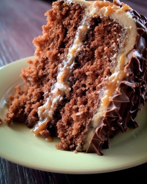 Pecan Pie Cake Recipe, Pie Cake Recipe, Homemade German Chocolate Cake, Pecan Pie Cake, German Chocolate Cake Recipe, Coconut Pecan Frosting, Coconut Pecan, On My Birthday, German Chocolate Cake