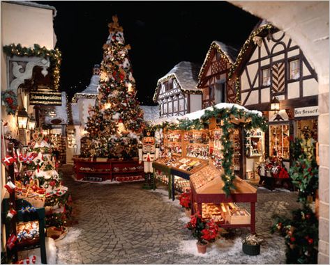 Bavarian Christmas, Deerfield Massachusetts, Santas Village, Candle Factory, Santa's Village, Christmas Picture, Village Display, Candle Store, Christmas Town