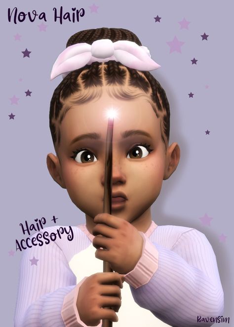 Nova Hair ✨ | Patreon Maxis Match Infant Hair, Sims 4 Baby Hair Edges Cc, Sims4 Infant Hair, A Cute Hairstyle, Toddler Hair Sims 4, Toddler Cc Sims 4, Crazy Cousins, Sims 4 Toddler Clothes, Toddler Braids