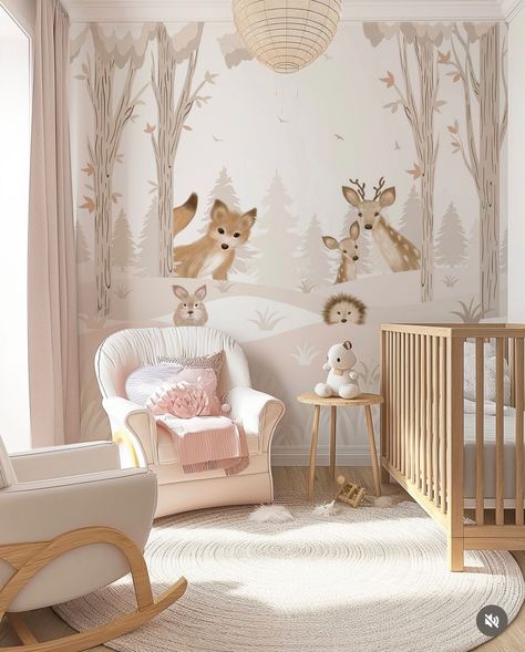 Nursery Painting Ideas, Baby Room Wall Painting, Baby Boy Room Decor Ideas Blue, Baby Nursery Murals, Luxury Baby Nursery, Decorating Toddler Girls Room, Cozy Baby Room, Baby Nursery Design, Newborn Room