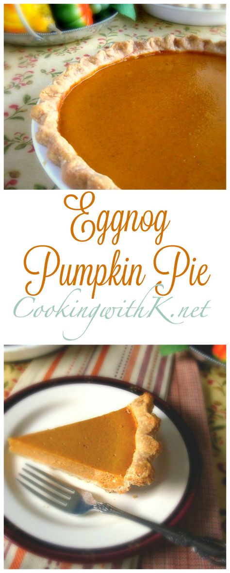 Eggnog Pumpkin Pie Recipe, Recipe With Eggnog, Pumpkin Eggnog, Leftover Eggnog, Eggnog Pie, Easy Christmas Dessert, Eggnog Dessert, Pumpkin Pie Cheesecake, Christmas Desserts Easy