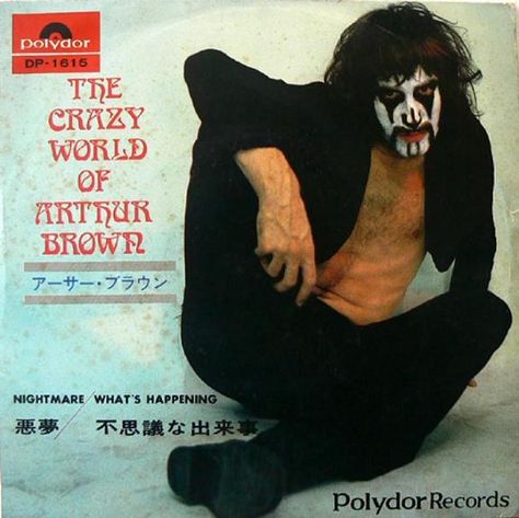 Arthur Brown Arthur Brown, Worst Album Covers, Bad Album, Halloween Songs, Rock Cover, 60s Music, One Hit Wonder, Lp Cover, Vinyl Cd