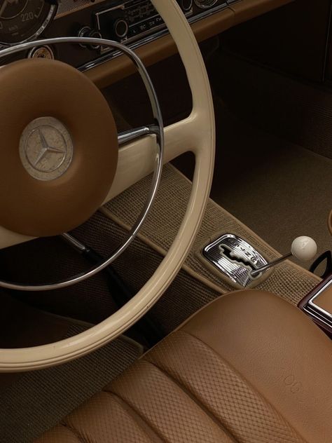 Tan Aethstetic, Rich Beige Aesthetic, Macbook Wallpaper Aesthetic High Quality Vintage, Orange Car Aesthetic, Car Asthetics Photos, Brown And Beige Aesthetic, Luxury Car Aesthetic, Vintage Car Interior, Neutral Tones Aesthetic