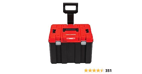 CRAFTSMAN VERSASTACK Rolling Tool Box with Wheels, Lockable, Red, 20 Inch (CMST17835) - - Amazon.com Festool Systainer, Rolling Tool Box, Craftsman Tools, Cordless Power Tools, Black & Decker, Storage System, Tool Storage, Tool Box, Power Tools