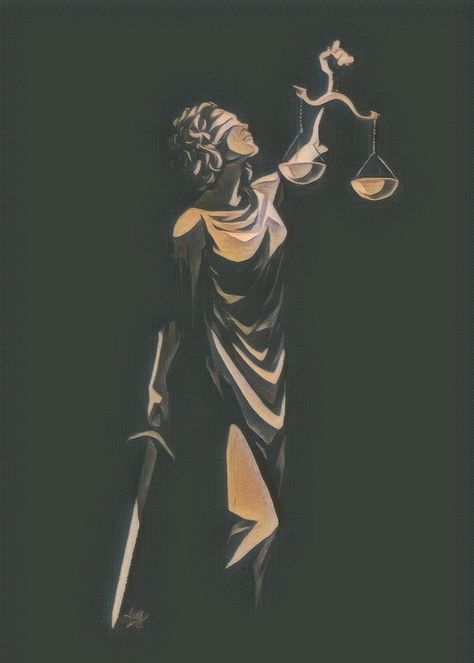 Black Lady Justice, Law Painting Ideas, Justice Painting, Lady Justice Drawing, Law Art, Lady Justice Art, Something Wild, Lady Justice, Logo Background