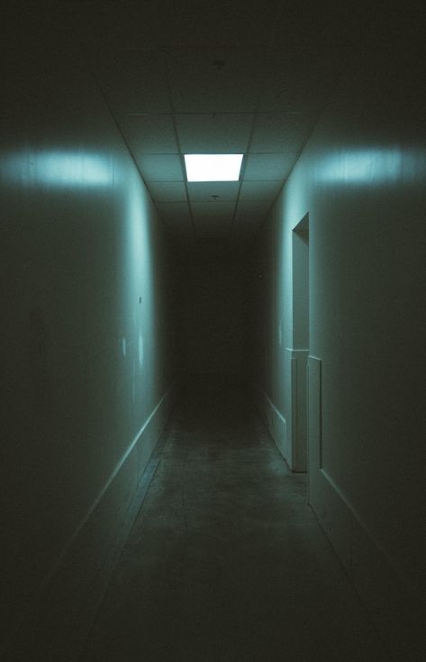 😐 Ominous Photography, Horror Composition, Corridor Photography, Ominous Background, Ominous Aesthetic, Abandoned Hallway, Creepy Hallway, Horror Background, Dead Malls