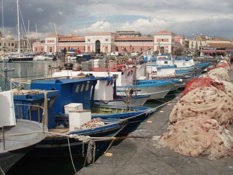 La Pescheria weekday fish market in Catania ( Italian city on the east coast of Sicily) is a rowdy spectacle surrounded by seafood restaurants. Booking hotel in Catania www.goo.gl/RjPifc Seafood Restaurants, Italian City, Fish Market, Seafood Restaurant, Booking Hotel, Catania, The East, Sicily, East Coast