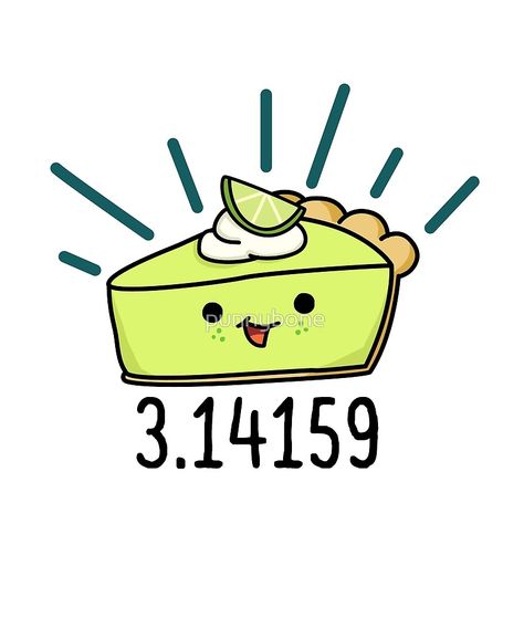 Pie Puns, Pi Number, Pi Pie, Math Doodles, Math Drawing, Pi Math, Math Puns, Slice Of Pie, Punny Puns