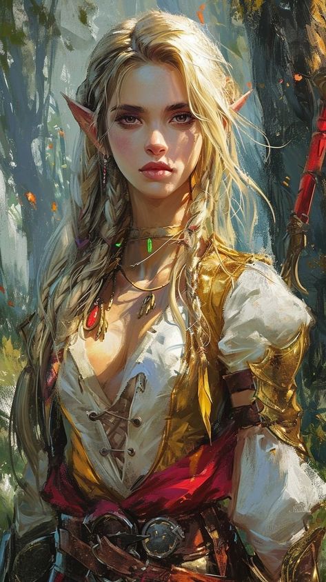 Pathfinder Rpg Characters, Elf Characters, Female Elf, Elf Art, Girl Elf, Fantasy Portraits, Concept Art Character, D&d Dungeons And Dragons, Character Inspo