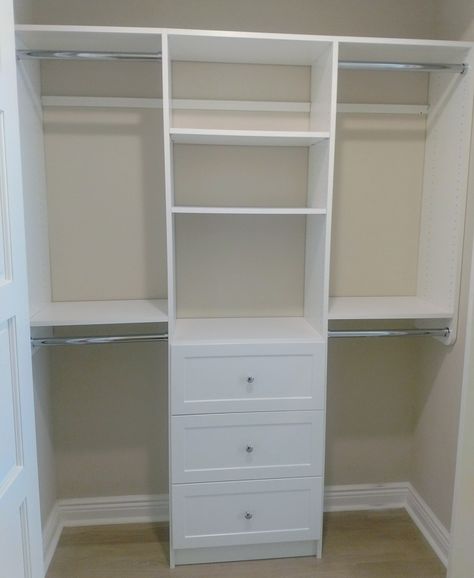 Small Closet Makeover, Gallery Closet, Functional Closet, Small Closet Design, Master Closet Design, Closet Makeover Diy, Closet Redo, Closet Planning, Reach In Closet