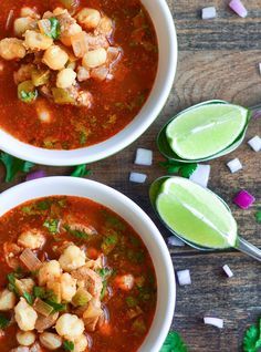 Easy Mexican Pozole (Posole).  You'll really like this!- The Spice Kit Recipes Mexican Pozole, Posole Recipe, Authentic Mexican Recipes, Mexican Cooking, Hispanic Food, Easy Mexican, Mexican Food Recipes Authentic, Cilantro Lime, Mexican Dishes