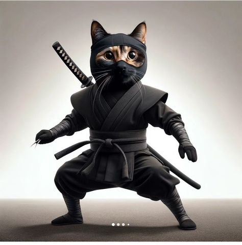 Diy Ninja, Craft For Wall, Cats Photos, Ninja Cats, Kids Pop, Cute Cats Photos, Diamond Painting Kits, My Art Studio, Cat People