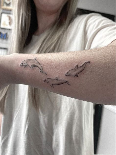 Orca And Dolphin Tattoo, 3 Dolphin Tattoo, Dolphin Family Tattoo, Cool Dolphin Tattoo, Dolphin Arm Tattoo, Winter The Dolphin Tattoo, 2 Dolphin Tattoo, Dolphin And Turtle Tattoo, Two Dolphins Tattoo