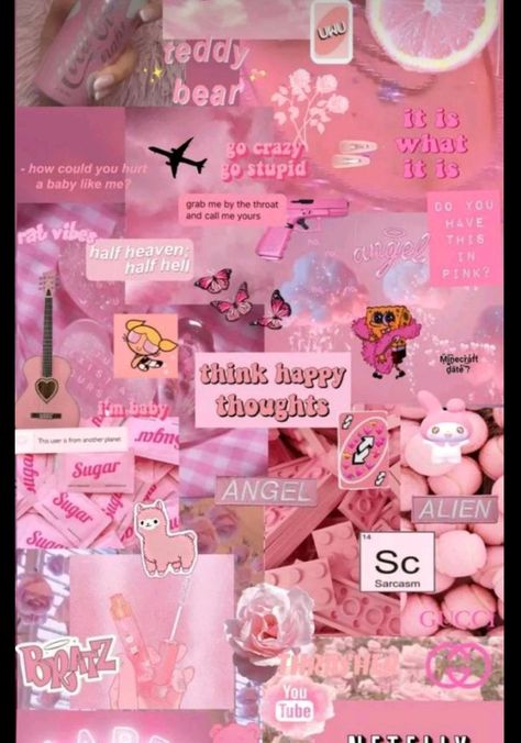 Collage, Pink