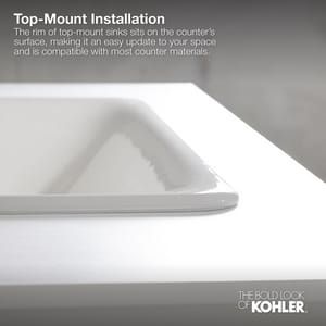 KOHLER Ladena® Undermount Bathroom Sink with Overflow in White - 2214-0 - Ferguson Stainless Kitchen Faucet, Drop In Bathroom Sinks, Shower Controls, Bathroom Sink Drain, Faucet Repair, Undermount Bathroom Sink, Powder Room Design, Bar Faucets, Vanity Basin