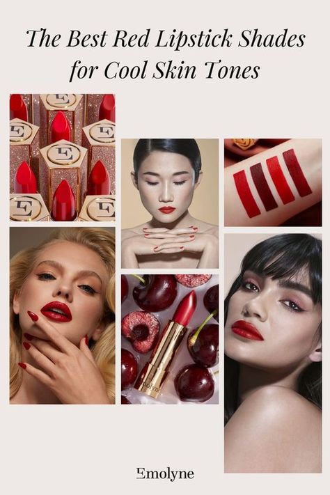 Perfect Lipstick Shade, Red Lipstick Shades, Best Red Lipstick, Shade Finder, Cape Coast, Perfect Lipstick, Cool Skin Tone, Dramatic Classic, Nude Lipstick