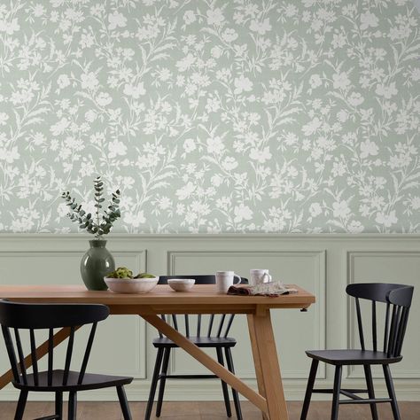 Sage Green Wallpaper, Chinoiserie Style, Graham & Brown, Green Colour Palette, A Wallpaper, Wallpaper Direct, Pattern Repeat, Wallpaper Living Room, Accent Wallpaper