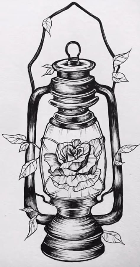 Floral Mandala Tattoo Sleeve, Lantern Tattoo Design, Candle Tattoo Design, Lantern Drawing, Lamp Tattoo, Floral Mandala Tattoo, Mandala Tattoo Sleeve, Lantern Tattoo, Surreal Tattoo