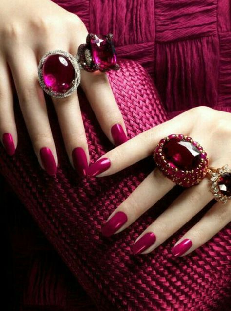 Viva Magenta, Jewelry Editorial, Red Nail, Jewelry Photography, Love Rose, Red Aesthetic, Pretty Nails, Pretty In Pink, Jewelry Inspiration