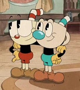 Mugman Cuphead Show, Cup Head And Mug Man, Mugman And Cuphead, Netflix Animation, The Cuphead Show, Cuphead And Mugman, Cuphead Show, Cuphead Fanart, Little Misfortune