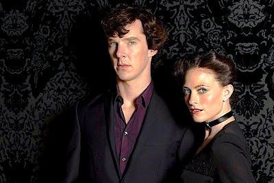 Sherlock Holmes and Irene Adler Sherlock And Irene, Sherlock Season 4, Lara Pulver, Irene Adler, Sherlock Series, Miss Saigon, Daniel Brühl, Dominic Cooper, Mrs Hudson