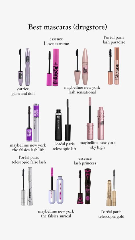 I Heart Extreme Mascara, I Love Extreme Mascara, Mascara Tips And Tricks, Catrice Makeup, Makeup Routine Guide, Drugstore Mascara, Essence Makeup, Makeup Order, Simple Makeup Tips