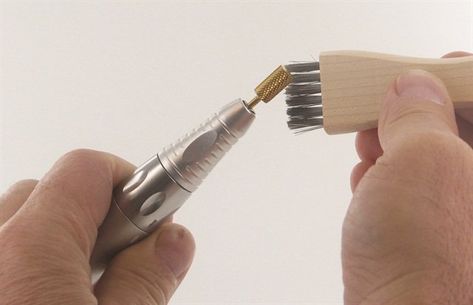 How To Clean Nail Drill Bits, Remove Acrylics, Nail Drill Bits, Nail Drills, How To Clean Makeup Brushes, Bits And Pieces, Clean Nails, Nail Drill, Nails Magazine