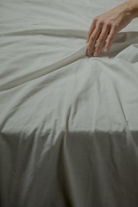 Laura Stevens | 21 November, I (2018) | Artsy Grabbing Fabric Reference, Woman Lying In Bed, Hands Grabbing, Portraits Of Men, Fabric Reference, Lying In Bed, 21 November, Back Photo, Body Photography