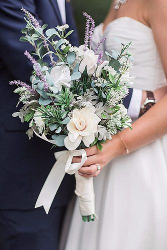 wildflower wedding bouquets with lilac and white flowers jessica roberts photography Lavender Wedding Theme, Lilac Wedding Bouquet, Wildflower Wedding Bouquet, Green Wedding Bouquet, Lavender Bridesmaid, Lavender Bridesmaid Dresses, Lavender Bouquet, Lilac Wedding, White Lavender