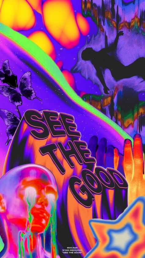 #spiritualaesthetic #spiritual #trippy #trippyaesthetic #wallpaper #wallpapercollage #collageaesthetic #phonewallpaper #colorfulaesthetic #colorful #quotes Trippy Quotes, Trippy Alien, Colorful Quotes, Football Illustration, Album Art Design, Wallpaper Collage, Energy Art, Instagram Background, Abstract Art Wallpaper