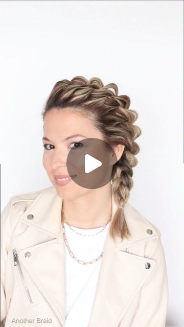 58K views · 2.3K likes | Trendafilka Kirova on Instagram: "Fake a French Braid hack  . Would you try it  . . #dutchbraid #dutchbraidstyle #dutchbraidtutorial #dutchbraids #braidedhairstyles #braidedhair #braidedhalfup" Side French Braid Short Hair, French Braid Hack, Braid Hack, French Braid Short Hair, Half French Braids, Dutch Braid Styles, Parting Comb, Dutch Braid Tutorial, French Braids Tutorial