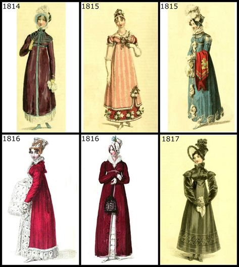 Women’s Fashion During the Regency Era (1810s to 1830s) – All About Canadian History 1820 Fashion, 1830s Fashion, Regency Era Fashion, Era Fashion, Regency Dress, Regency Fashion, Georgian Era, 19th Century Fashion, Regency Era