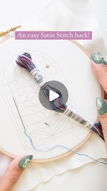 Embroidery Satin Stitch, Learn Embroidery, Modern Embroidery, Straight Stitch, Embroidery Hoop Art, Satin Stitch, Free Embroidery, Sneak Peak, Over It