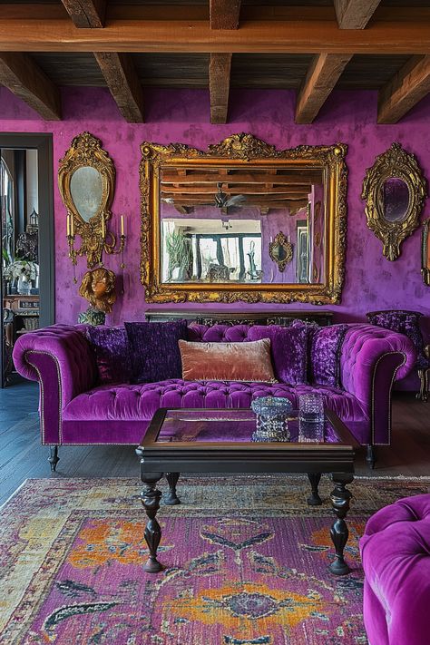 🌟 Ready to add a touch of Eclectic Maximalism to your home decor? Explore the vibrant world of eclectic interior design with unique pieces for your bedroom, living room, dining room, and more. Create a colorful, cozy, and moody atmosphere with a mix of traditional and modern elements. 🎨🛋️ #EclecticMaximalism #HomeDecor #InteriorDesign #ColorfulLiving Spiritual Maximalism, Colorful Eclectic Maximalism, Victorian Maximalist Decor, Whimsigoth Living Room, Eclectic Maximalism Bedroom, Eccentric Interior Design, Maximalism Bedroom, Maximalism Interior Design, Dark Maximalism