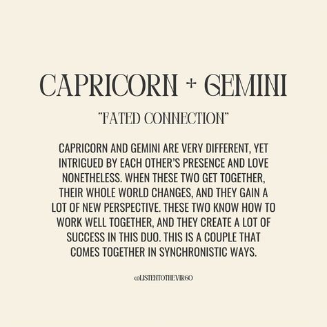 Capricorn Love Compatibility + What Works 💚 #Listentothevirgo Capricorn And Capricorn Relationship, Gemini And Capricorn Compatibility, Gemini And Capricorn Relationship, Gemini Capricorn Relationship, Libra And Capricorn Compatibility, Capricorn Love Compatibility, Capricorn Relationships, Capricorn Compatibility, Capricorn Love