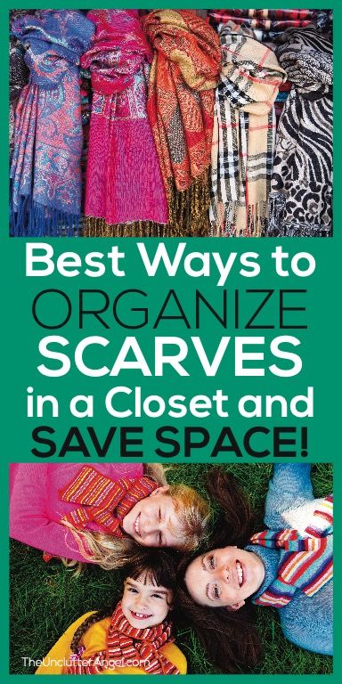 Storing Scarfs Ideas, Organizing Scarves In Closet, Organizing Scarfs Ideas, Best Way To Store Scarves, Folding Scarfs Storage, Organize Scarfs Ideas, How To Hang Scarves, Folding Scarves Storage, How To Organize Scarves In Closet