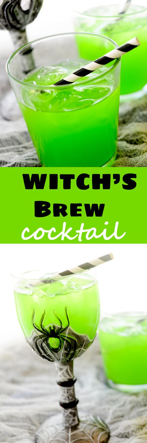 Witch's Brew Cocktail #Halloween #witch #drinks - Recipe Diaries Witch Drinks, Witches Brew Cocktail Recipe, Tequila Recipes, Cocktail Halloween, Halloween Witches Brew, Uhyggelig Halloween, Halloween Cocktail, Jello Shot, Witch's Brew