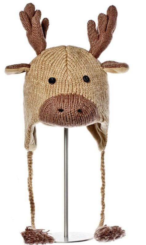 MOOSE! It's my hat :D Moose Hat, Moose Animal, Gift Catalog, Animal Hats, Knitted Wit, Baby Boutique, Loom Knitting, Hat Pattern, Olaf The Snowman